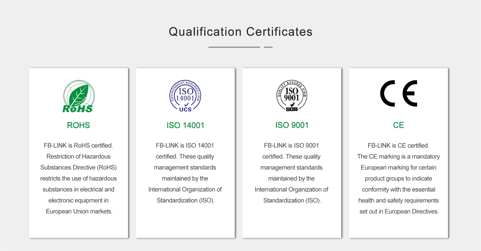Qualification Certificates Qualification Certificates